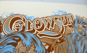 Glowsun poster tour 2014 process